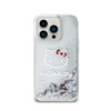 Hello Kitty Liquid Glitter Charms Kitty Head - iPhone 15 Pro Case (silver)