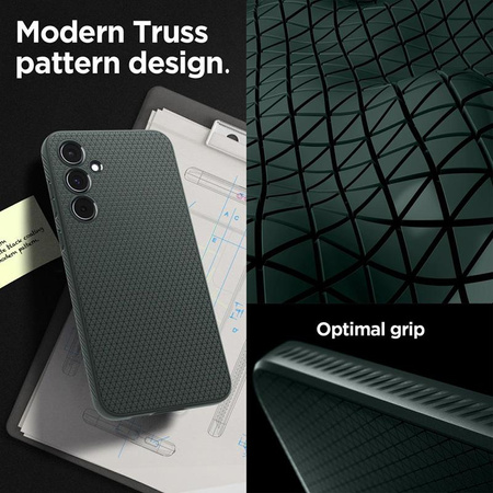 Spigen Liquid Air - Schutzhülle für Samsung Galaxy A55 5G (Abyss Grün)