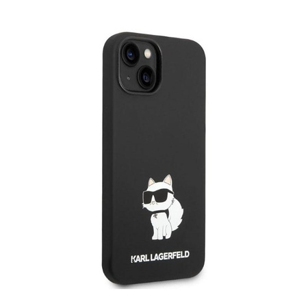 Karl Lagerfeld Silikonové pouzdro NFT Choupette - iPhone 14 Plus (černé)