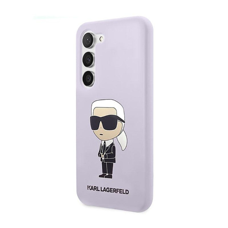 Karl Lagerfeld Silikon NFT Ikonik - Samsung Galaxy S23 Hülle (lila)