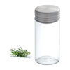 Küchenprofi - Glass and Stainless Steel Spice Jar 9.3x4 cm