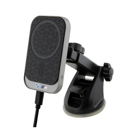 BMW MagSafe M Edition - Magnetische Autohalterung mit kabellosem 15W-Laden (schwarz)