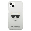 Karl Lagerfeld Choupette Head - iPhone 13 Mini tok (átlátszó)