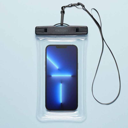 Spigen A610 Universal Waterproof Float Case - Étui pour smartphones jusqu'à 6,9" (transparent)