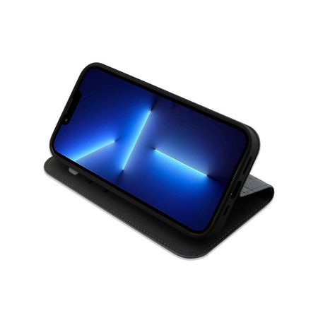 Karl Lagerfeld Booktype Saffiano Monogram - iPhone 14 Pro tok (ezüst)