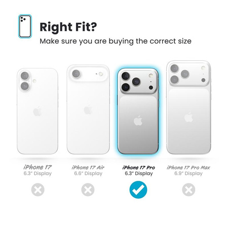 Speck Presidio Perfect-Clear - Case iPhone 17 Pro (Clear)