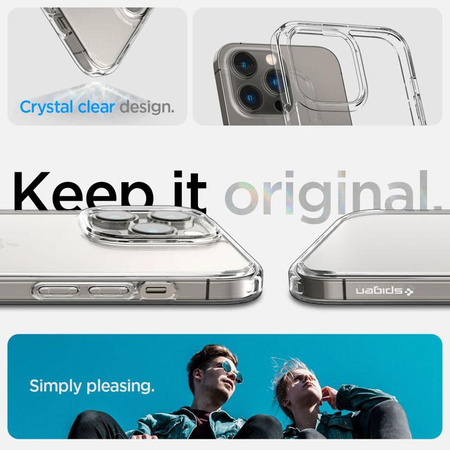 Spigen Ultra Hybrid - Coque pour iPhone 14 Pro Max (Transparent)