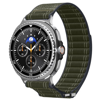 Spigen WBF0 Band - Cinturino per Samsung Galaxy Watch 8 / 8 Classic 40 / 44 / 46 mm (verde)