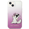 Karl Lagerfeld Choupette Fun Sunglasses - Etui pour iPhone 14 Plus (rose)