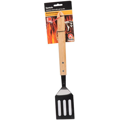 BBQ spatula tölgyfa nyél 41 cm