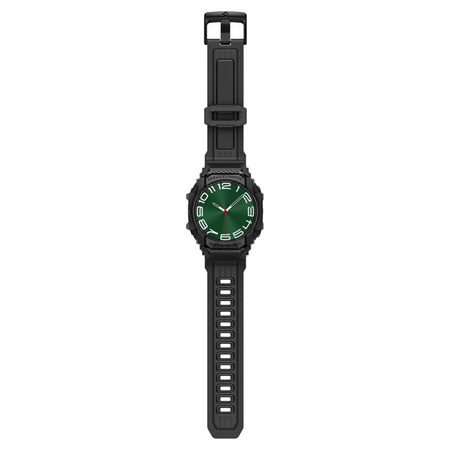 Spigen Rugged Armor Pro - Pasek + etui do Samsung Galaxy Watch Ultra 47 mm (2025/2024) (Matte Black)