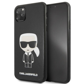 Karl Lagerfeld Iconic Karl Embossed Fullbody - pouzdro pro iPhone 11 Pro Max (černé)