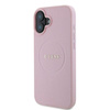 Guess Grained Ring MagSafe - iPhone 16 Plus Case (pink)