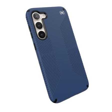 Speck Presidio2 Grip - Étui antidérapant pour Samsung Galaxy S23+ (Bleu côtier/Noir)