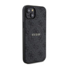 Guess 4G Collection Leather Metal Logo MagSafe - iPhone 15 / 14 / 13 Case (black)