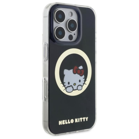 Hello Kitty IML Sweet Kitty MagSafe - Étui pour iPhone 16 Pro Max (noir)