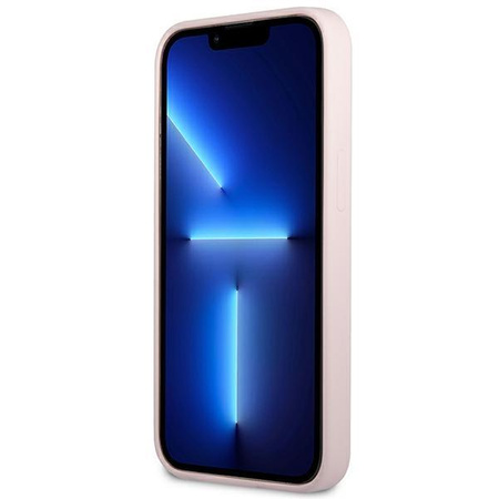 Guess Silikon Dreieck Logo - iPhone 13 Pro Max Tasche (flieder)