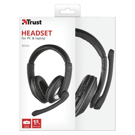 Trust Reno - Headset with microphone (Black)