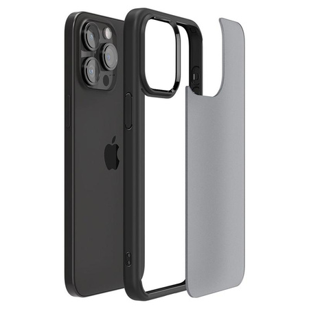 Spigen Ultra Hybrid - tok iPhone 15 Pro Max készülékhez (Frost Black)