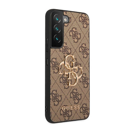 Guess 4G Big Metal Logo - Samsung Galaxy S23 Case (brown)