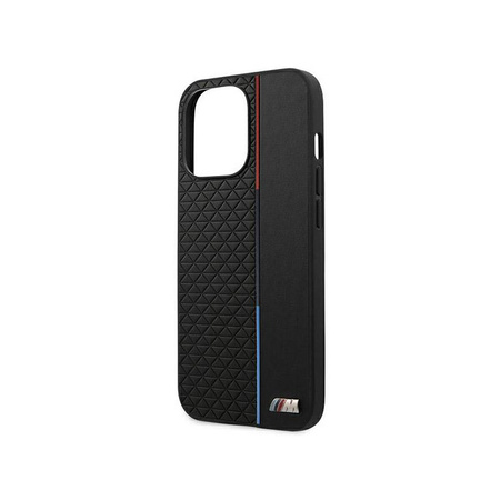 BMW M Kollektion Dreiecke - iPhone 13 Pro Max Tasche (schwarz)