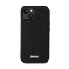 DKNY 3D Rubber Repeat Pattern - iPhone 15 Plus Case (black)