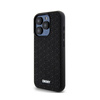 DKNY 3D Rubber Repeat Pattern - Case for iPhone 15 Pro Max (Black)