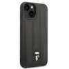 Karl Lagerfeld Quilted Puffy Ikonik Pin - Coque pour iPhone 14 (Noir)