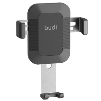 Budi - Support de gravité pour grille de voiture, largeur 57-83 mm (Noir)