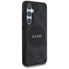 Guess 4G Round Patch Classic Logo MagSafe - pouzdro pro Samsung Galaxy S25 (černé)