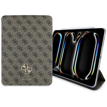 Guess Magnetic 4G Big Logo – Hülle iPad Pro 11" M4 (2024) (braun)