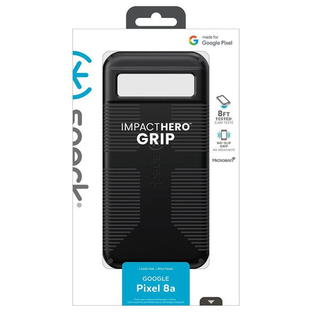 Speck ImpactHero Grip - Google Pixel 8A Gehäuse (Schwarz)