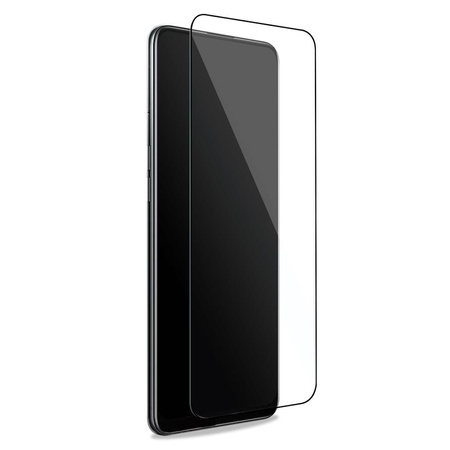 Tvrzené sklo PURO Frame - Oppo A94 5G tvrzené ochranné sklo (černý rámeček)