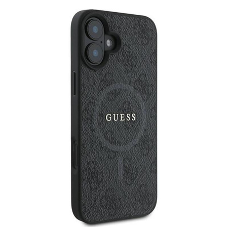 Guess 4G Ring Classic Logo MagSafe - Pouzdro iPhone 16 Plus (černé)
