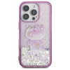 Hello Kitty Liquid Glitter 50TH Anniversary Party - iPhone 16 Pro Max Case (purple)