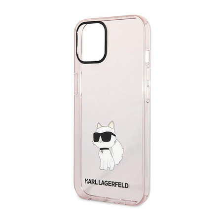 Karl Lagerfeld IML NFT Choupette - pouzdro pro iPhone 12 / iPhone 12 Pro (růžové)