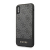Guess 4G Bottom Stripe Collection - Etui iPhone Xs / X (szary)