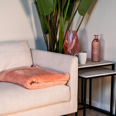 Flanell-Decke 200x150cm (koralle)