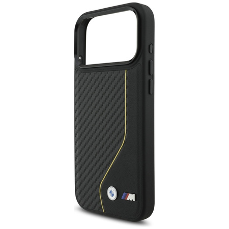 BMW M Carbon Line & Logo MagSafe - Case iPhone 17 Pro Max (yellow)