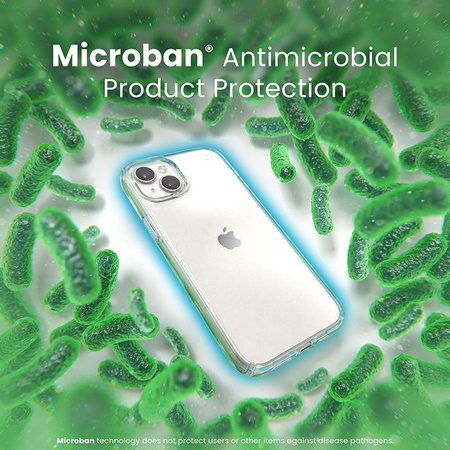 Speck Presidio Perfect-Clear - Hülle für iPhone 15 Plus / iPhone 14 Plus (Clear)