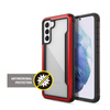 X-Doria Raptic Shield - Aluminum Case for Samsung Galaxy S21 (Antimicrobial protection) (Red)