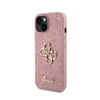 Guess Glitter Script Big 4G - iPhone 15 Case (pink)