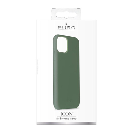 PURO ICON Cover - Coque iPhone 11 Pro (vert)