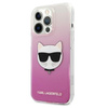 Karl Lagerfeld Choupette Head - iPhone 13 Pro Tasche (rosa)