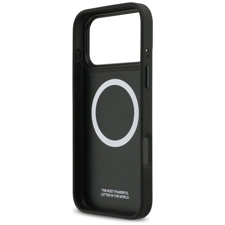 Etui do iPhone 17 Pro Max MagSafe BMW M Oryginalny Skórzany Czarny Case