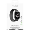 Puro Milanese mágneses szíj - Rozsdamentes acél szíj Apple Watch 38/40/41 mm-es órához (fekete)