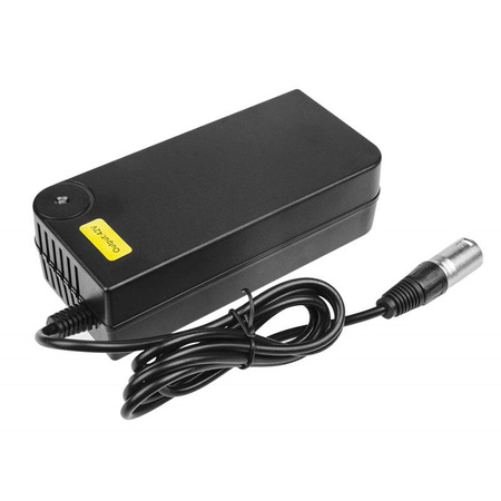 Green Cell - Chargeur 42V 4A (XLR 3 PIN) pour batterie de vélo électrique 36V