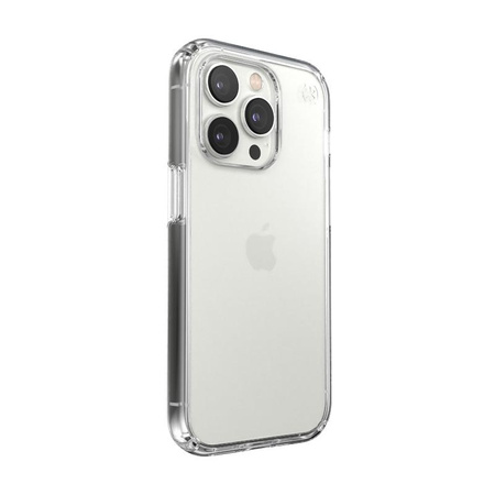 Speck Presidio Perfect-Clear - iPhone 14 Pro Hülle mit MICROBAN-Beschichtung (Transparent)