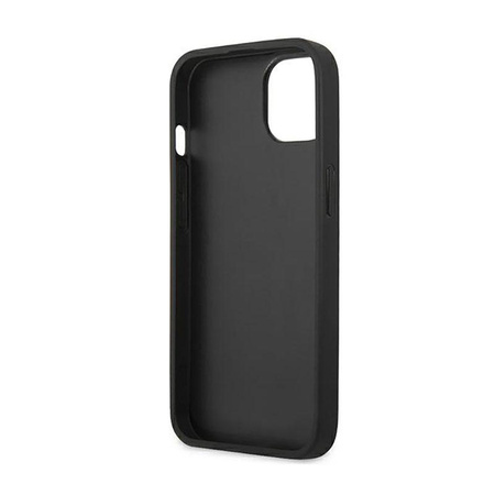 BMW Leather Hot Stamp - Coque pour iPhone 14 (Noir)