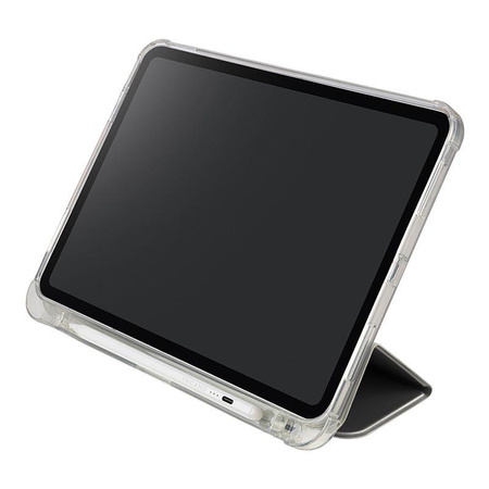Tucano Satin Case - Tasche für iPad 11" (2025) / iPad 10.9" (2022) mit Magnet & Standfuß mit Apple Pencil Halter (silber)
